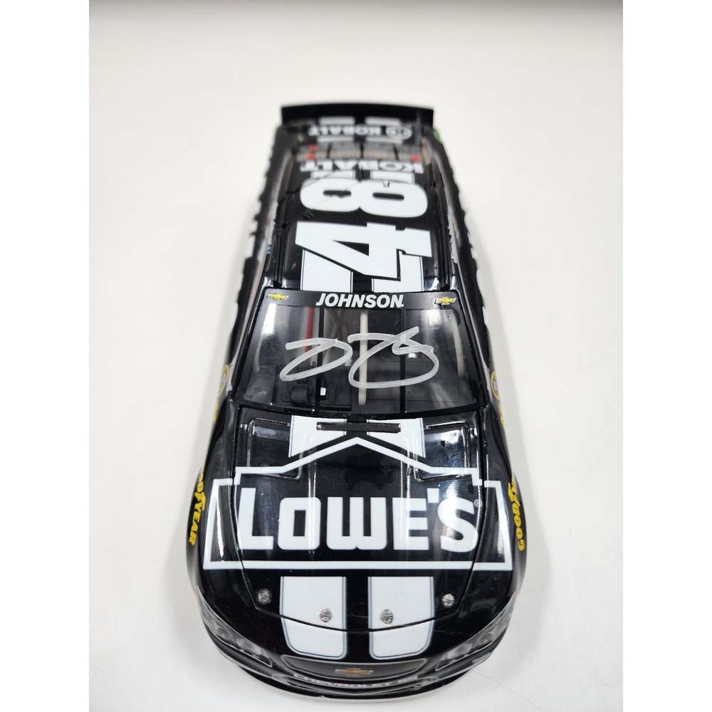 Jimmie Johnson Signed 48 Lowe's Kobalt 2014 Chevrolet SS 1:24 Diecast NASCAR Car